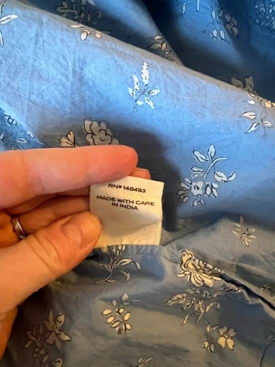 DÔEN EMMARETTA DRESS IN SKY DE BOUTON / SIZE S - Picture 8 of 8